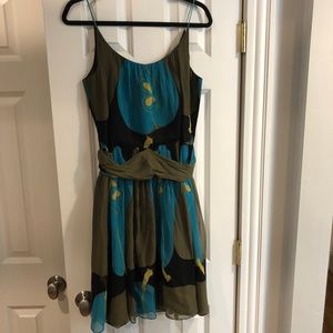 Anna Sui Bohemian dress with pear print